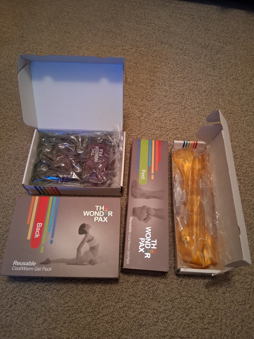 The Wonder Pax Reusable Warm/Cool Gel Packs New